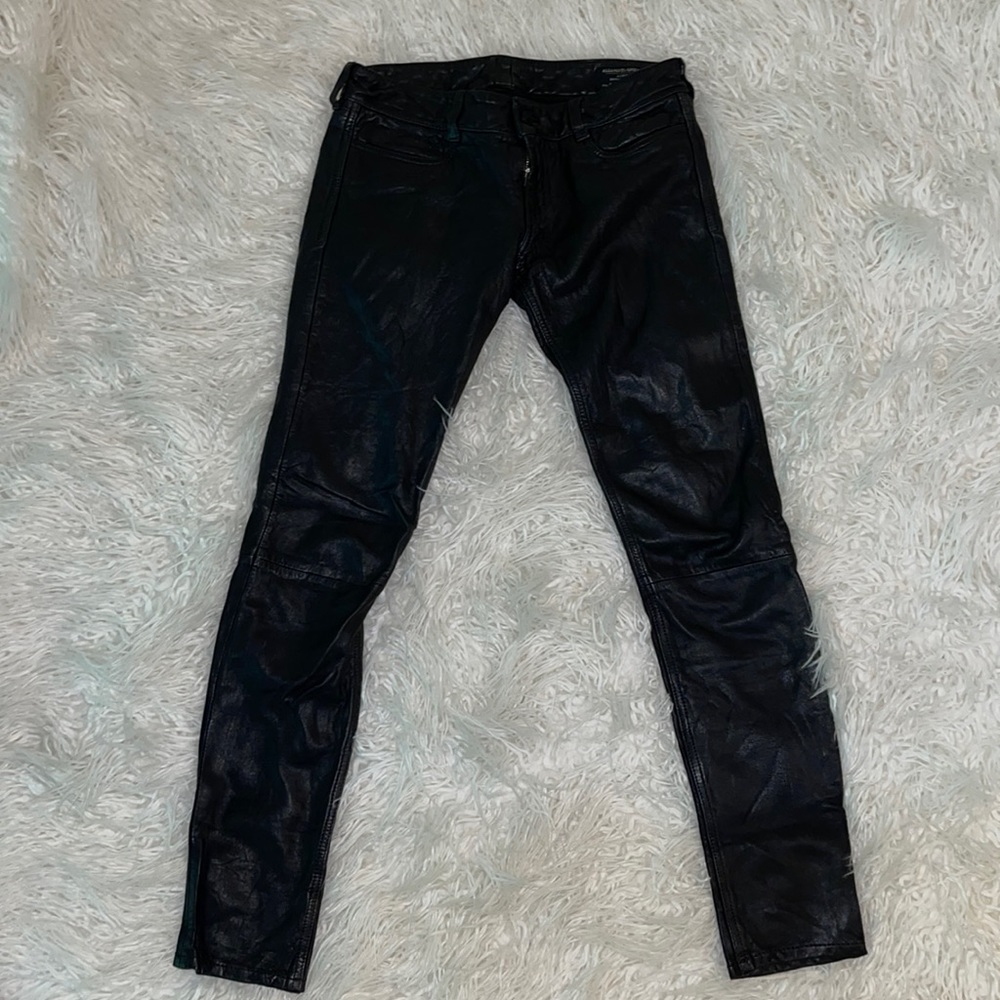 AllSaints Mauritius Leather Pant - Picture 2 of 7